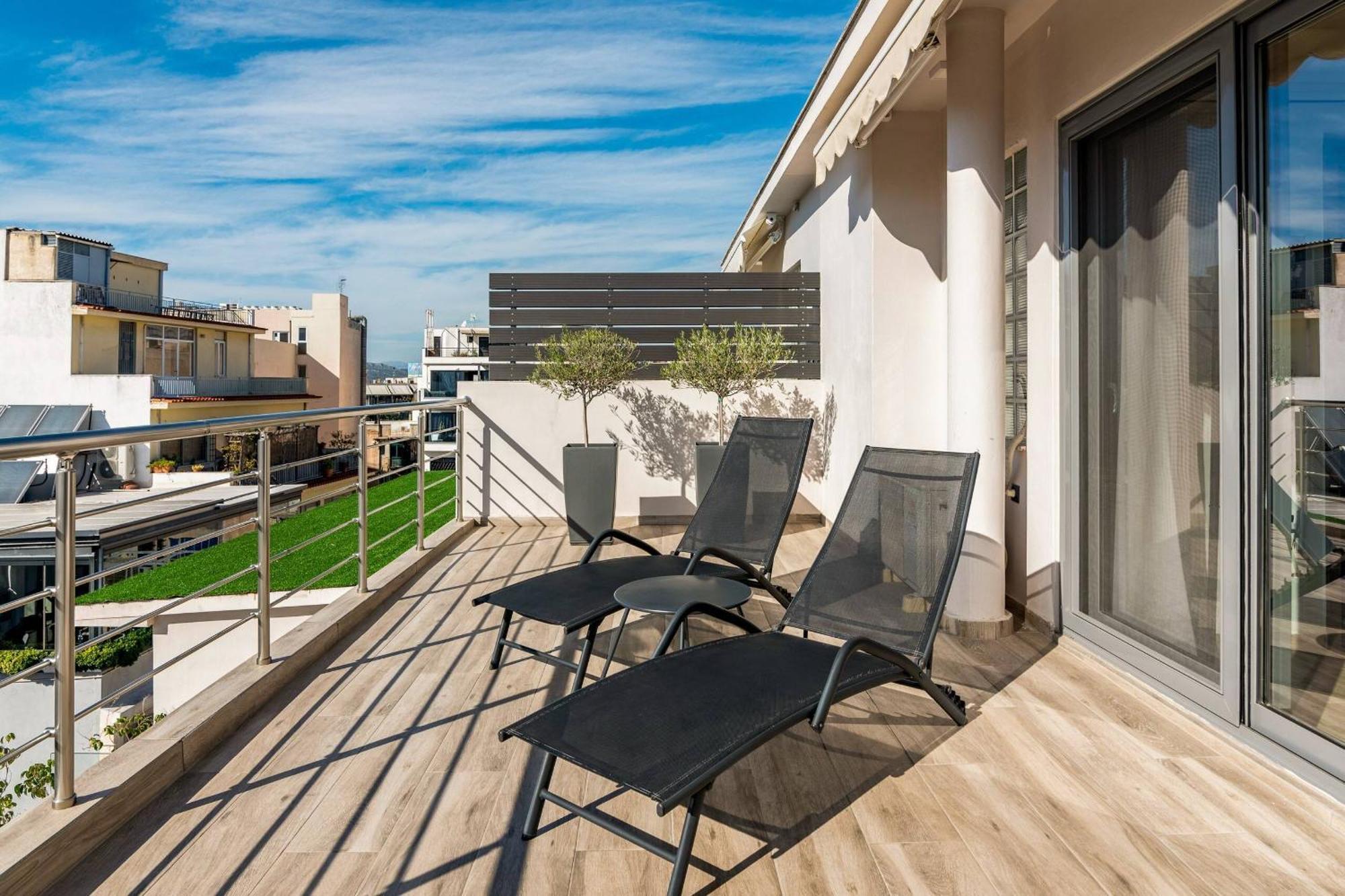 Apartament Dreamy Athens Penthouse With Acropolis View Zewnętrze zdjęcie